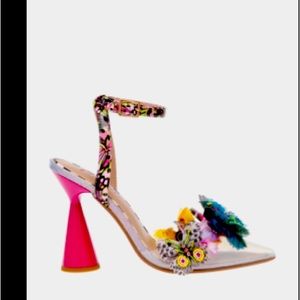 Betsey Johnson NADYA LILAC Butterfly Heels